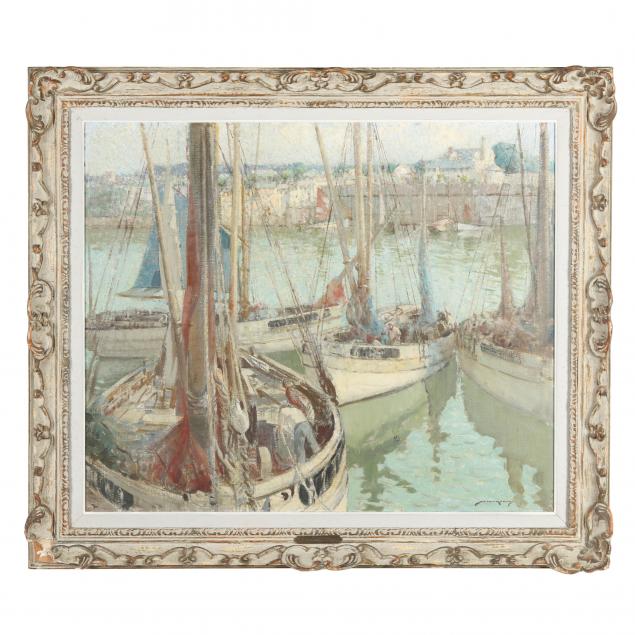 william-lee-hankey-british-1869-1952-i-tunny-boats-at-anchor-i