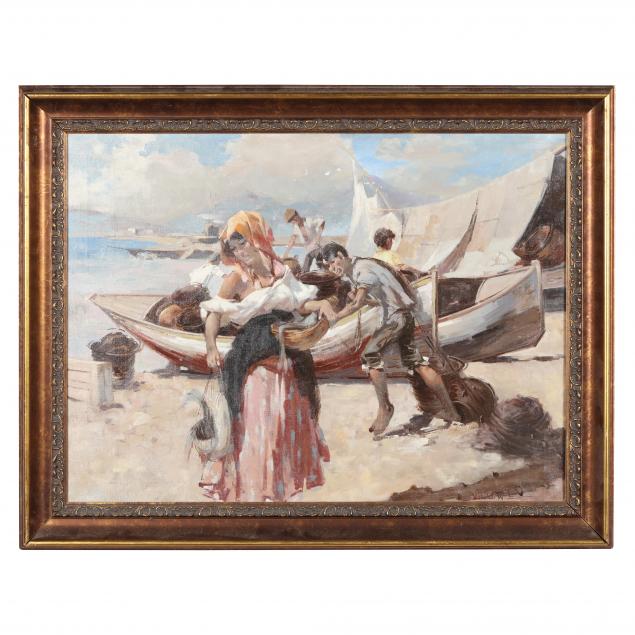 witman-etelka-vizkeleti-hungarian-1882-1962-unloading-the-catch