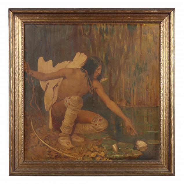after-george-de-forest-brush-american-1855-1941-i-the-indian-and-the-lily-i