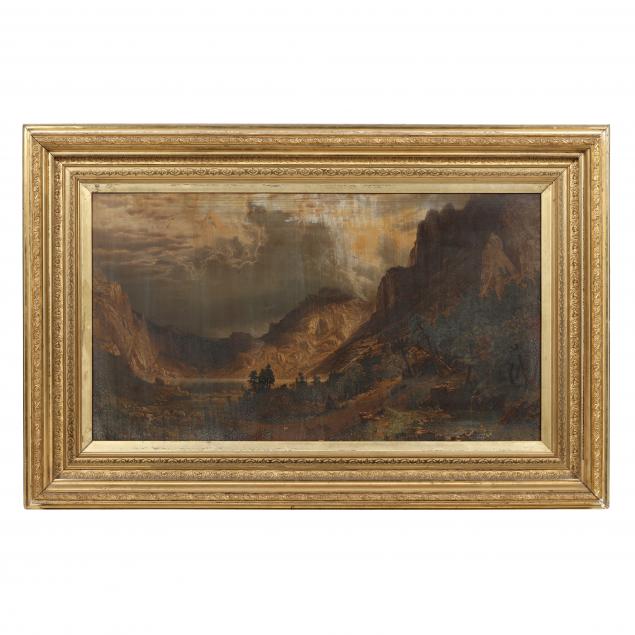 Albert Bierstadt (American, 1830-1902), Storm in the Rocky Mountains ...