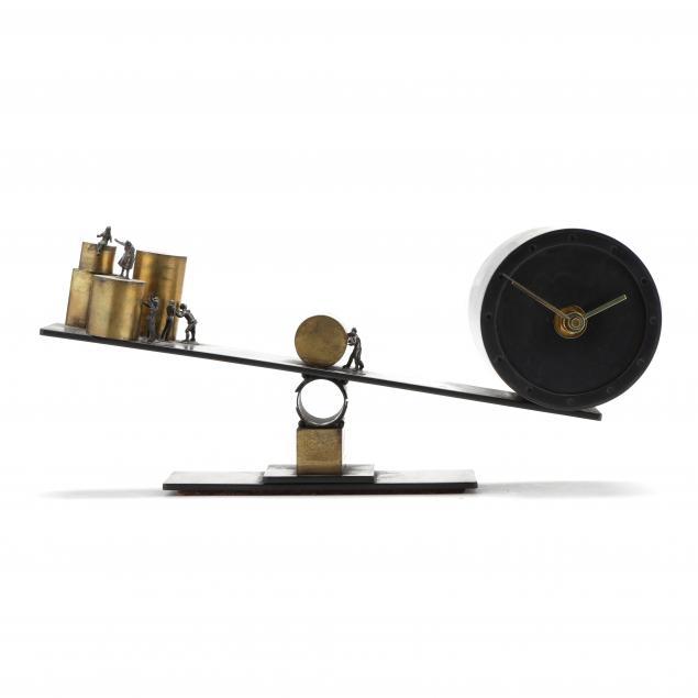 balancing-time-sculpture-desk-clock