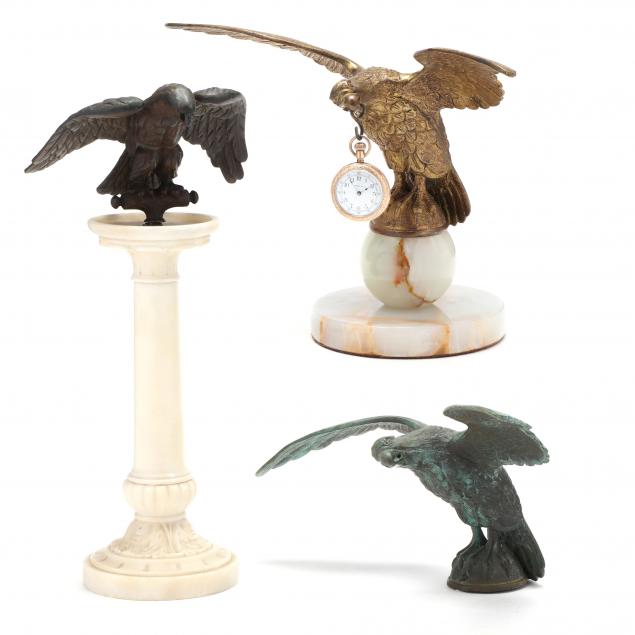 three-eagle-form-pocket-watch-holders