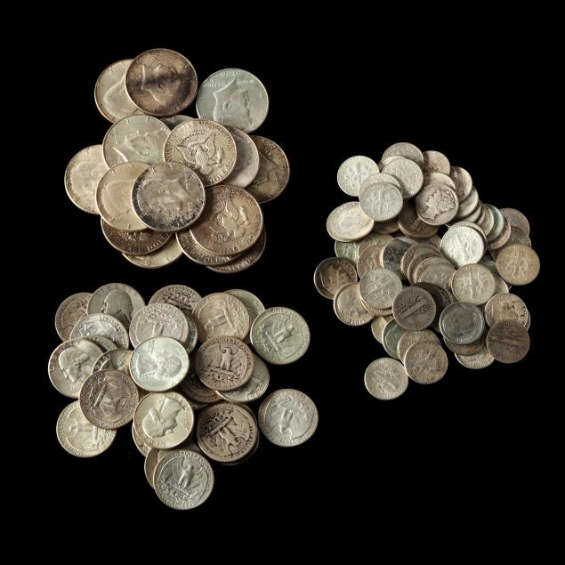 mixed-group-of-silver-halves-quarters-and-dimes