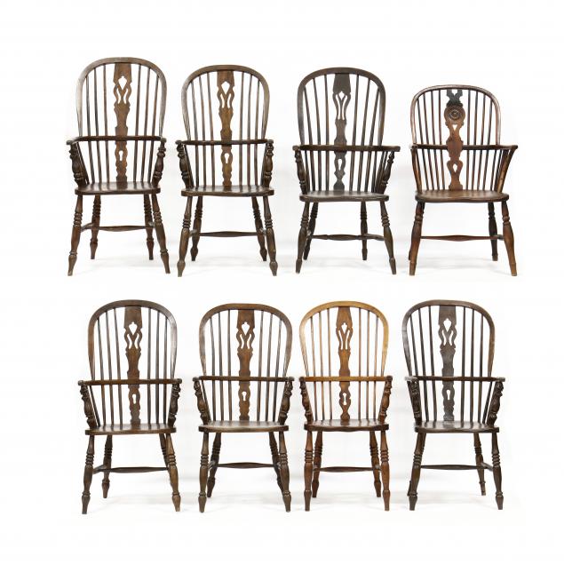 assembled-set-of-eight-windsor-armchairs