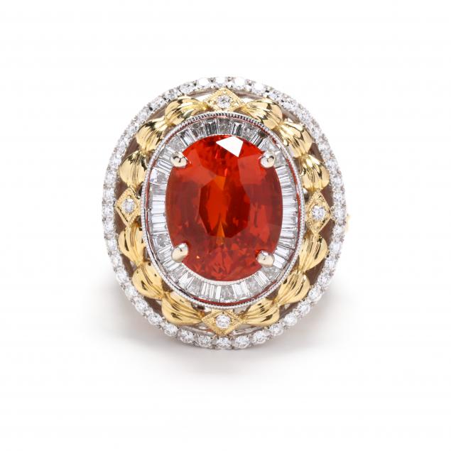 bi-color-gold-orange-sapphire-and-diamond-ring