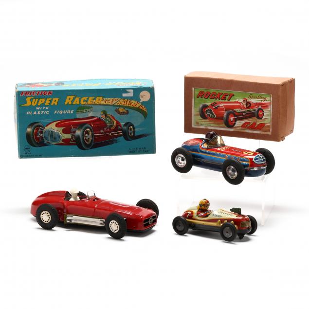 three-vintage-japanese-race-car-toys