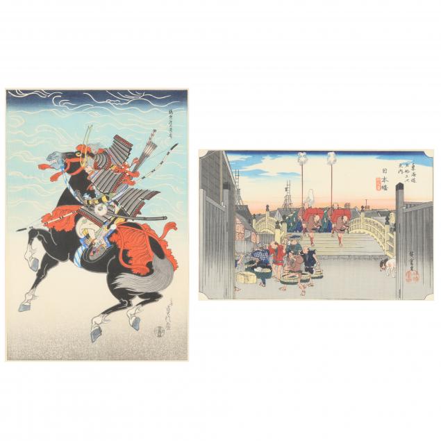 two-japanese-woodblock-prints