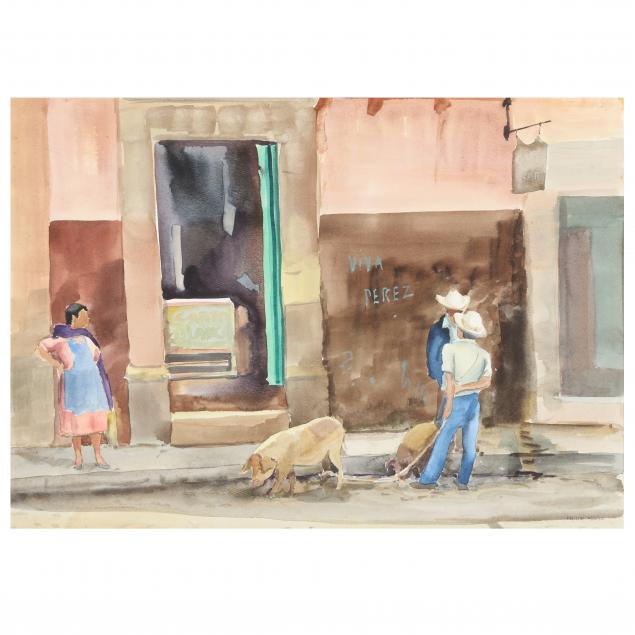 philip-moose-nc-a-south-american-street-scene