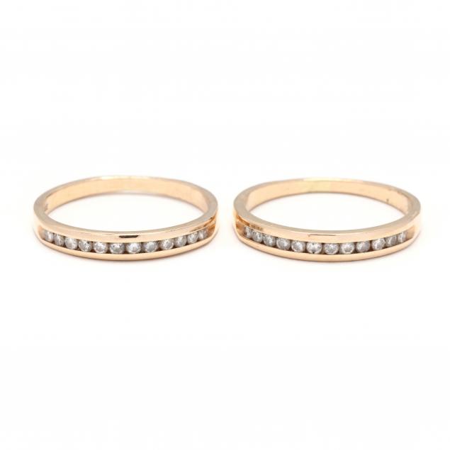 pair-of-gold-and-diamond-set-bands
