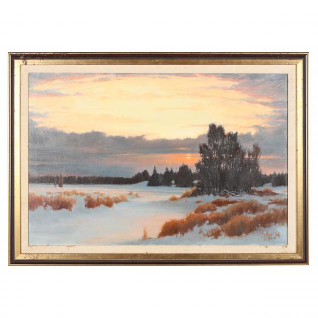 t-holt-american-20th-century-winter-landscape