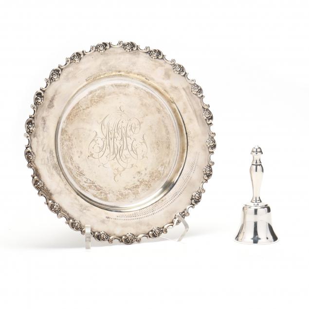 a-sterling-silver-bell-and-plate
