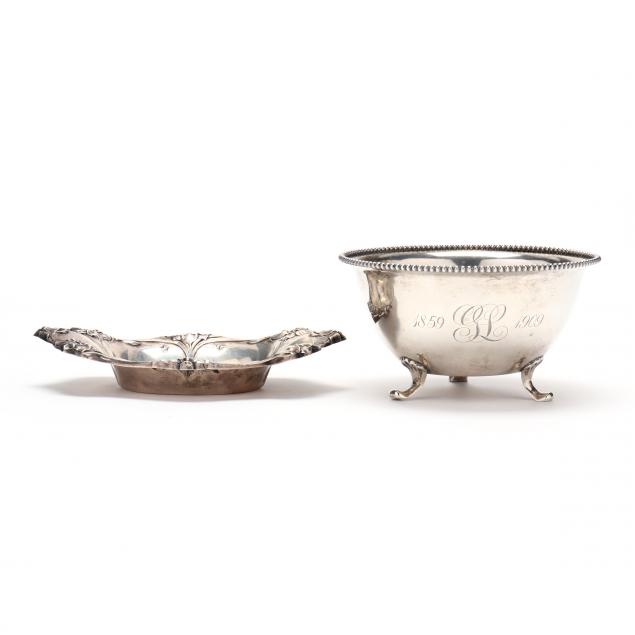 two-american-sterling-silver-dishes