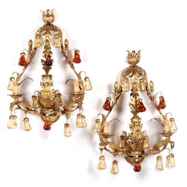 pair-of-italian-sconces-with-murano-fruit-prisms