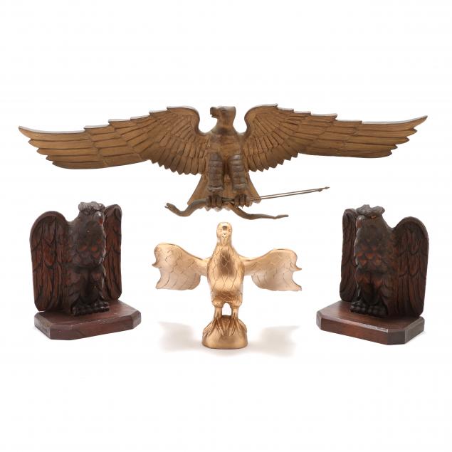 carved-wood-eagle-grouping