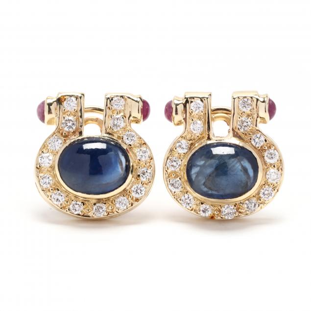 gold-and-gem-set-earrings