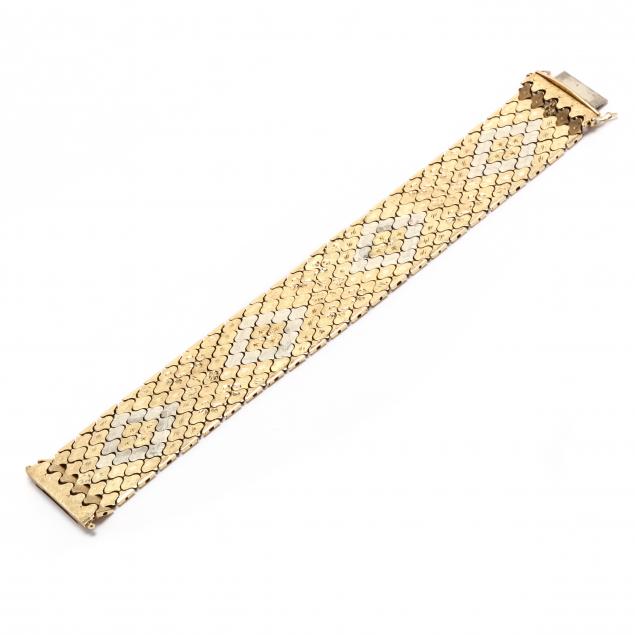 bi-color-gold-bracelet