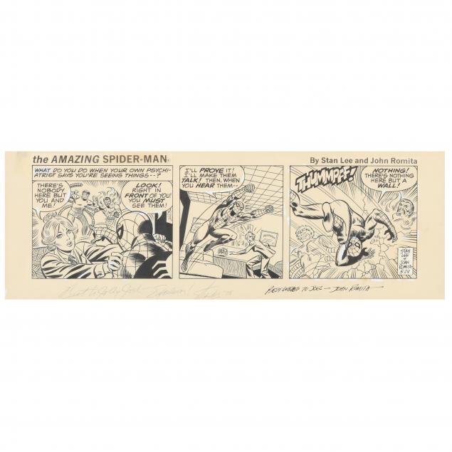 spiderman-original-daily-comic-art-by-stan-lee-and-john-romita