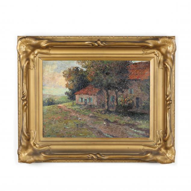 julian-itter-american-1876-1967-landscape-with-cottage