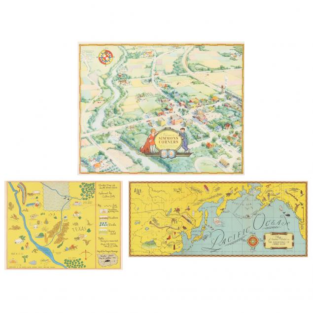 three-1930s-product-premium-game-maps