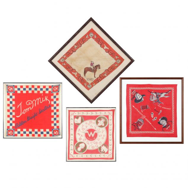 four-framed-western-themed-childrens-bandanas