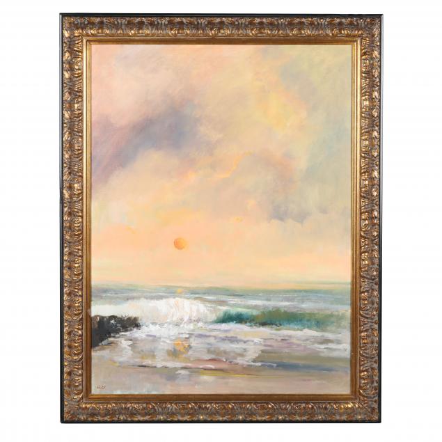 james-calk-sc-b-1943-sunset-seascape