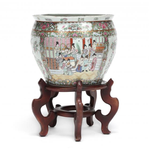 a-chinese-export-rose-medallion-fish-bowl-with-stand