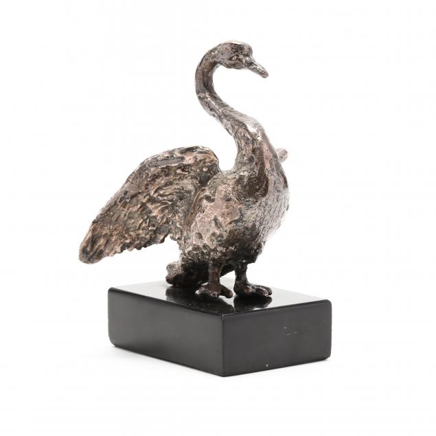 jesse-c-beesley-tn-1901-1980-silver-swan-sculpture