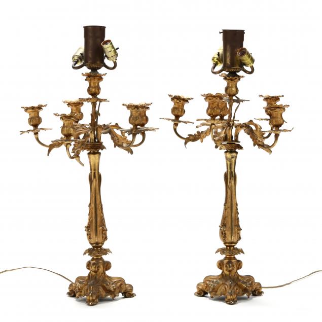a-tall-pair-of-french-rococo-style-dore-bronze-candelabra