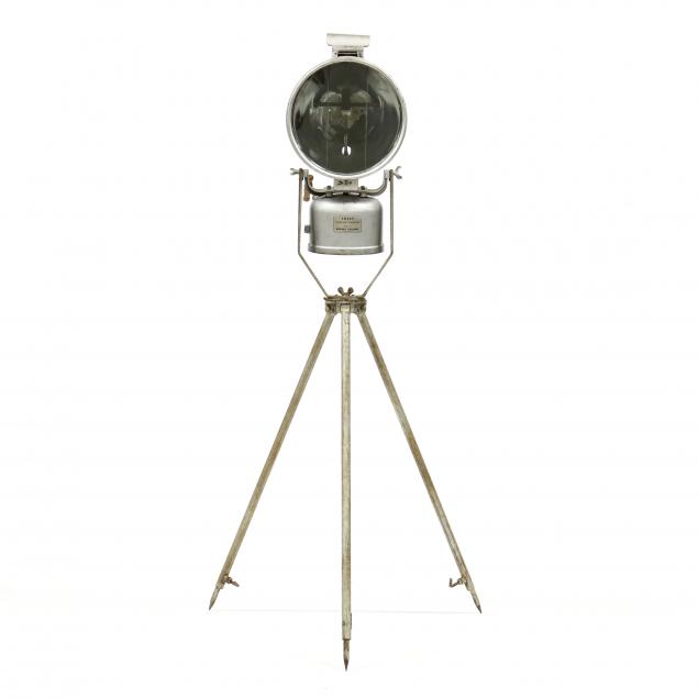 ww-ii-era-tilley-floodlight-projector-and-tripod