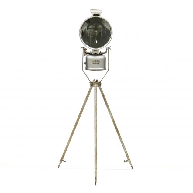 ww-ii-era-tilley-floodlight-projector-and-tripod