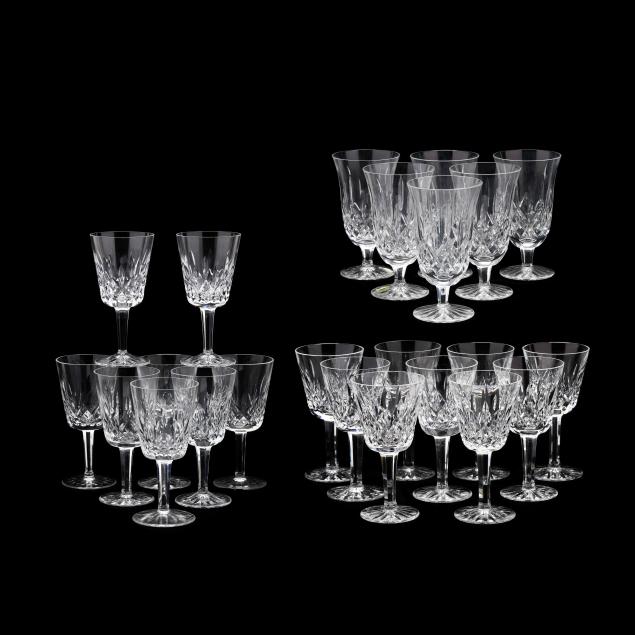 23-pieces-of-waterford-i-lismore-i-crystal-stemware