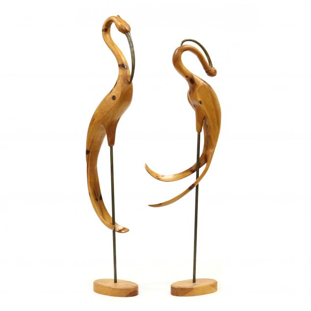 decorative-pair-of-larger-than-life-carved-wood-and-brass-birds