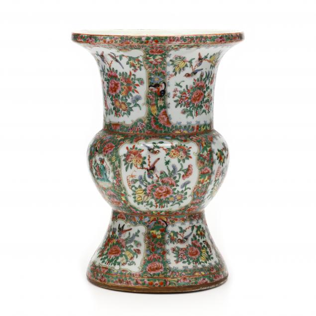 a-large-chinese-i-zun-i-shaped-famille-rose-vase