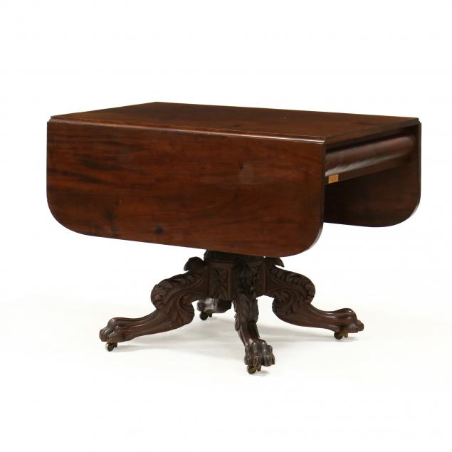 american-classical-mahogany-drop-leaf-breakfast-table