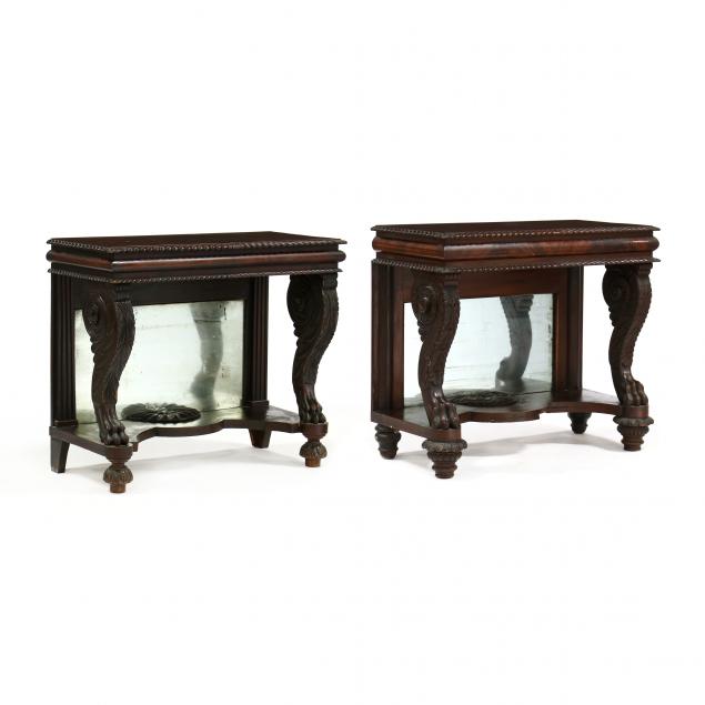 near-pair-of-american-classical-carved-mahogany-pier-tables