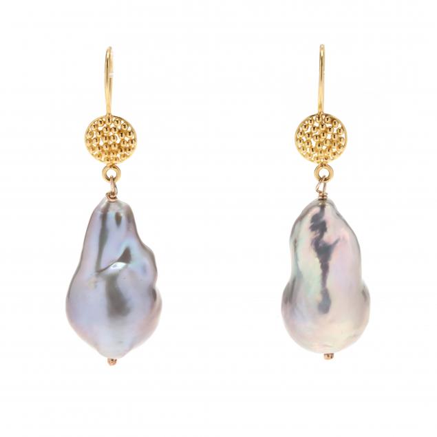 pair-of-gold-and-baroque-pearl-earrings