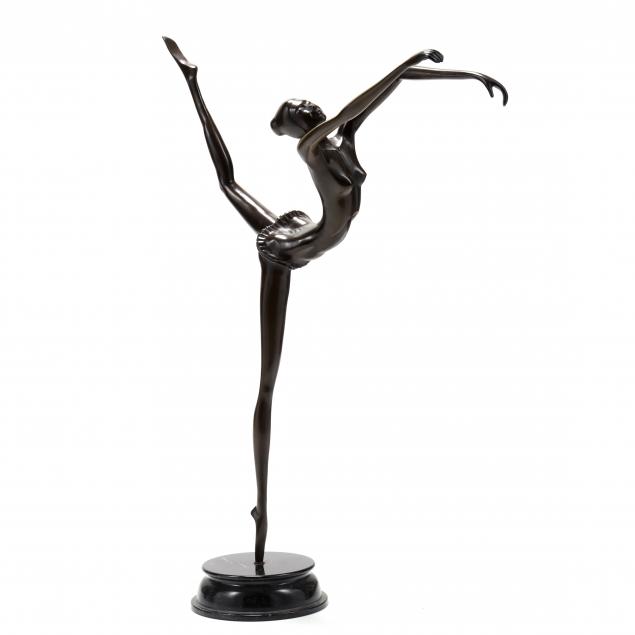 hattakitkosol-somchai-thai-1934-2000-bronze-ballerina
