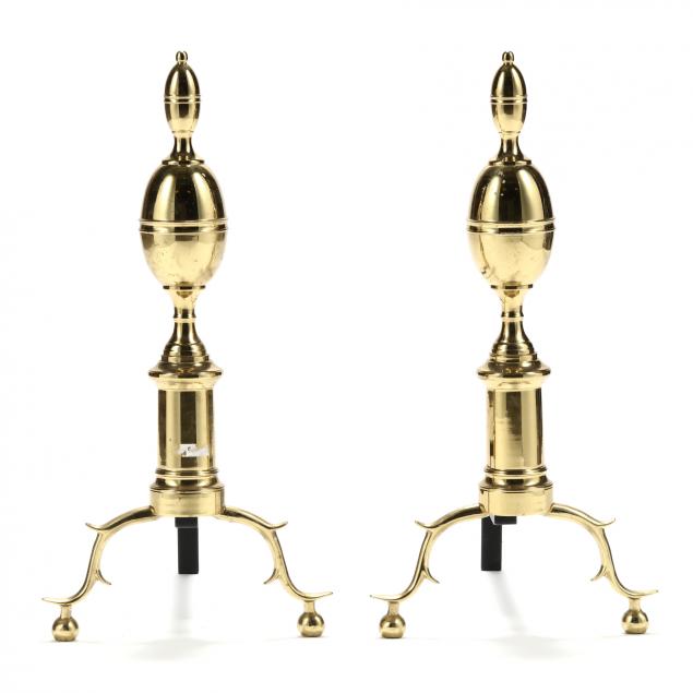 virginia-metalcrafters-pair-of-chippendale-style-brass-andirons