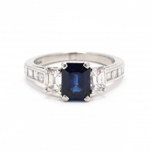 platinum-sapphire-and-diamond-ring