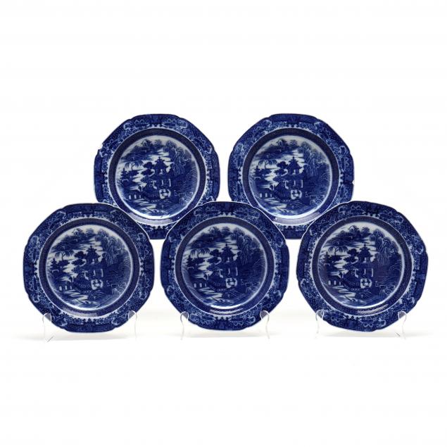 five-chinese-blue-and-white-porcelain-bowls