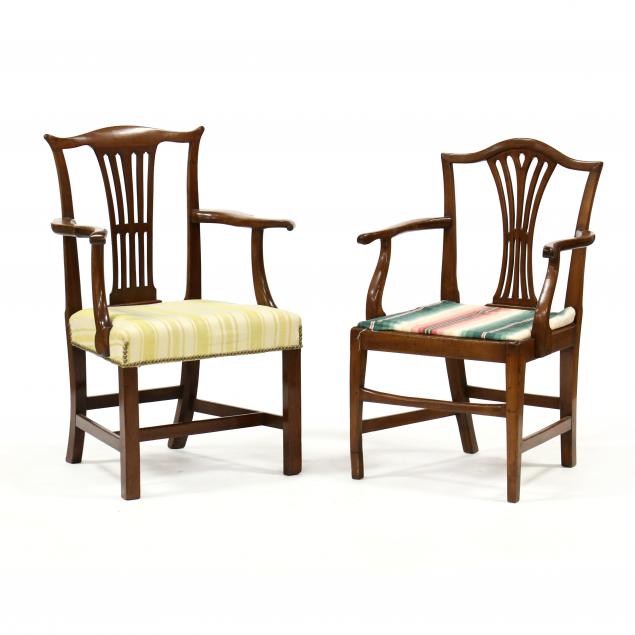 two-american-hepplewhite-armchairs