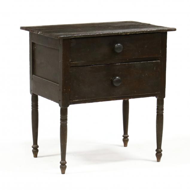 southern-painted-sheraton-two-drawer-stand