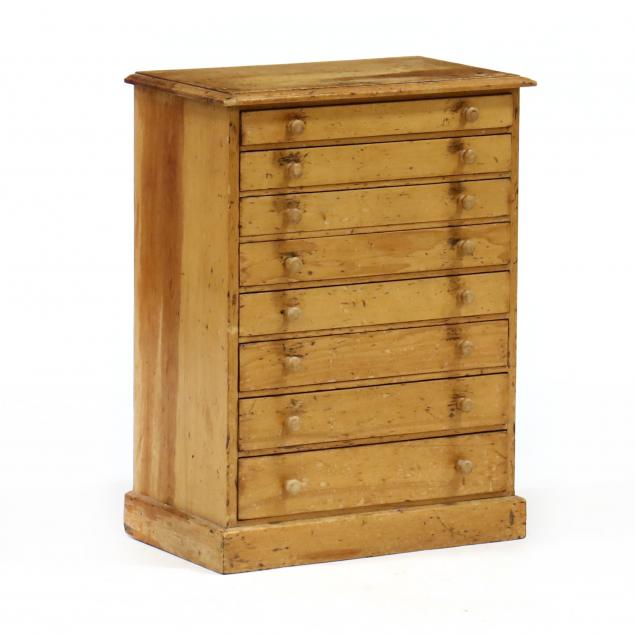 antique-pine-specimen-cabinet