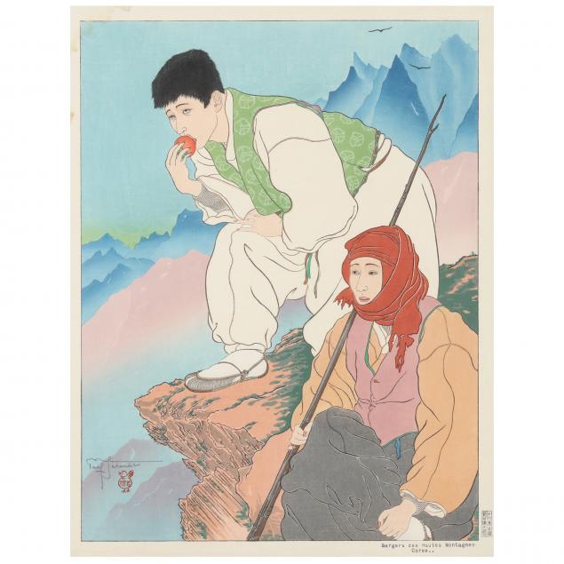 paul-jacoulet-french-1902-1960-i-bergers-des-hautes-montagnes-coree-mountain-shepherds-korea-i