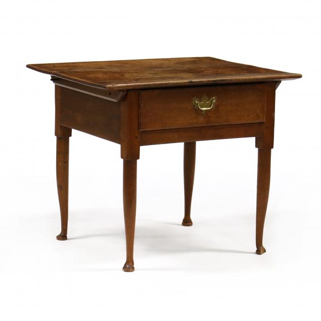 southern-queen-anne-walnut-one-drawer-pin-top-table