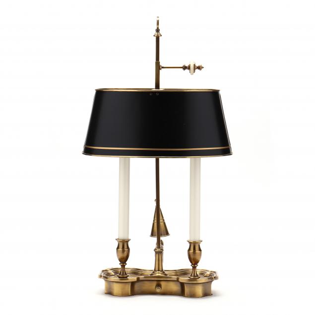 brass-and-tole-chamberstick-lamp