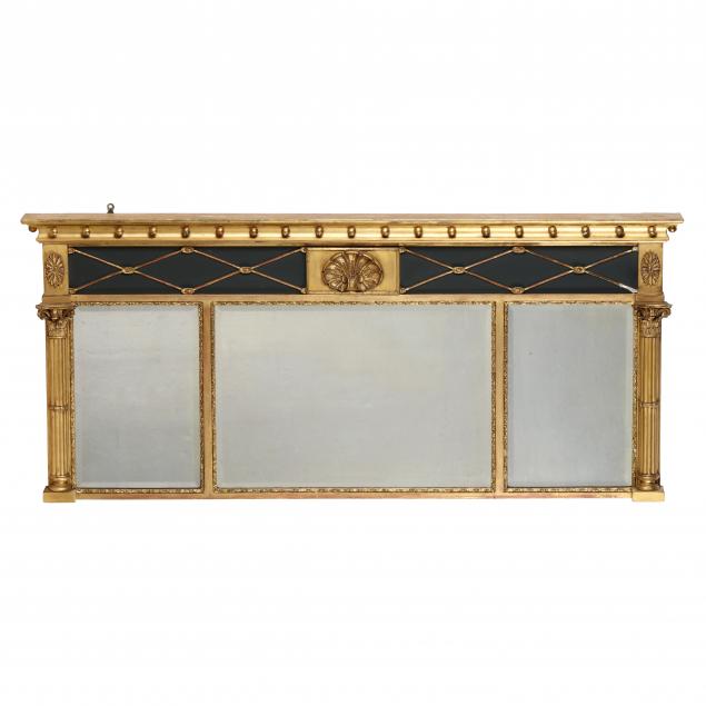 vintage-neoclassical-style-overmantel-tri-panel-mirror