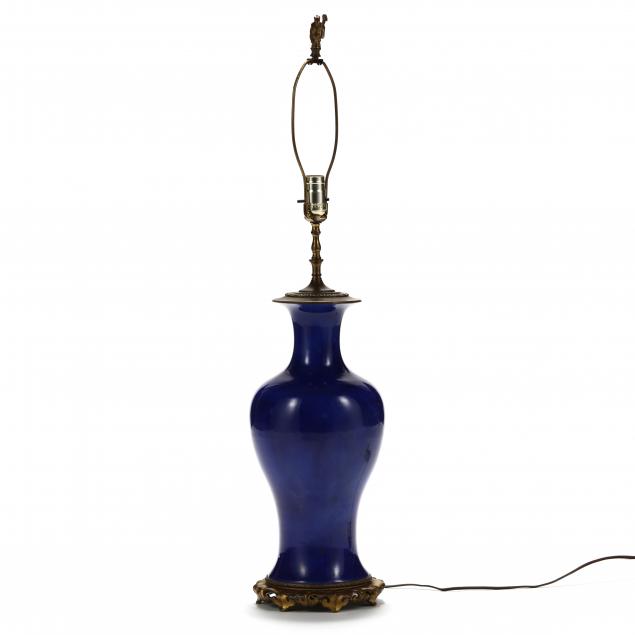a-chinese-powder-blue-porcelain-vase-lamp