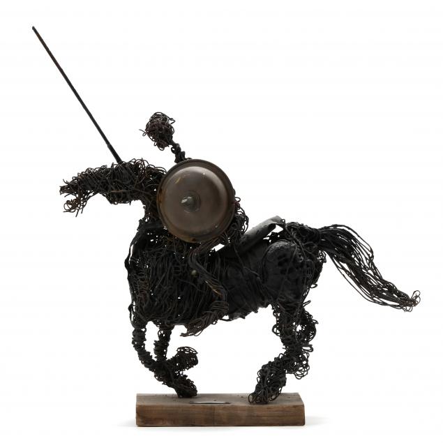 brutalist-wirework-sculpture-of-don-quixote-signed-torres