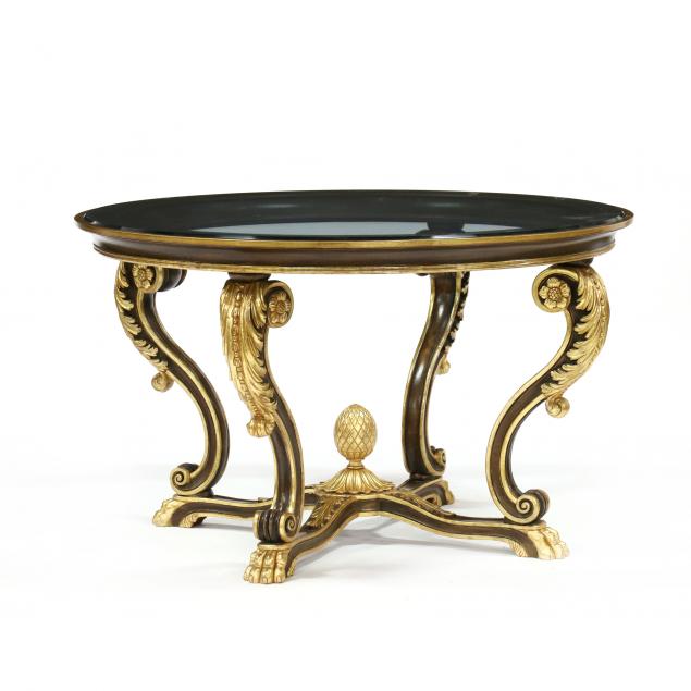 neoclassical-style-glass-top-center-table